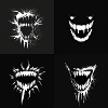vier lachende Monster