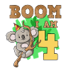 4th birthday koala
