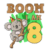 8th birthday koala