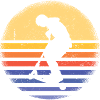 Sport Retro Sunset Scooter