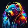 Cool Gaming Bear