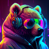 Cool Gaming Bear