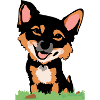 Cute Beautiful Chibi Dog