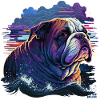 Bouledogue nageur