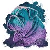 Bulldog Head Illustration