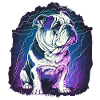 Vaporwave Bulldog Bad Weather