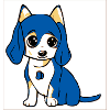 Cute Beautiful Chibi Dog