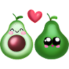 Avocado Love - Cute Couple Design