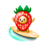 Surfing Strawberry - Fruit Adventure