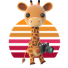 Photographing Safari Giraffe