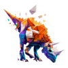 Origami T-rex: Courageous, Creative