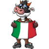 Italy Cow Fan