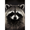 Raccoon Portrait