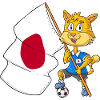 Japan Fan Cat
