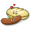 Hot dog in love