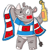 Rhino Fan Morocco