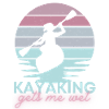 Kayaking gets me wet