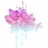 Fleur en couleur