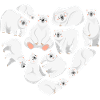 Herz Eisbär