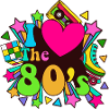 80-luvun retro-vintage-pukukarnevaali 80-luku