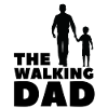 Parent Child Silhouette Hand in Hand