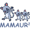 Schwanger werdene Mutter Zwillinge Lemur