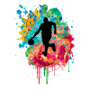 Basketballspieler - PopArt