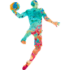 Basketball players - PopArt