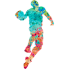 Basketballspieler - PopArt