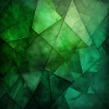 Emerald green abstract art