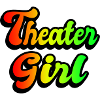 Theater Mädchen Regenbogen