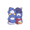 Pinguin Freunde am Südpol