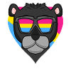 Pansexual Black Panter Heart Gift