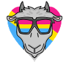 Pansexual Goat Heart Gift