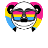 Pansexual Panda Heart Gift