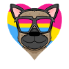 Pansexual Dog German Shepherd Heart