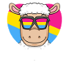 Pansexual Sheep Heart Gift