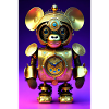 Niedlicher Uhrwerk Baby-Affe Android