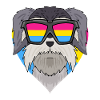 Pansexual Dog Schnauzer Heart Gift