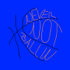 Never not play basketball (blue)