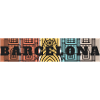 Barcelona Skyline Mosaic