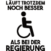 Rollstuhl Rollstuhlfahrer Spruch Geschenk