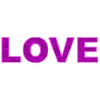 LOVE Hearts Magenta Love