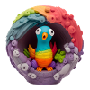 Cute weird parrot