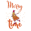 Pizzabäcker Weihnachten Pizza
