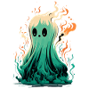 Fantôme en feu
