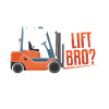 Heben Sie Gabelstaplerfahrer Fahrer Gabelstapler