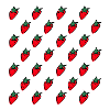 Pattern de fraises en pagaille