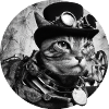 Cat Felice - Steampunk Katze