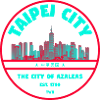Taipei Skyline Emblem with Azalea Motif